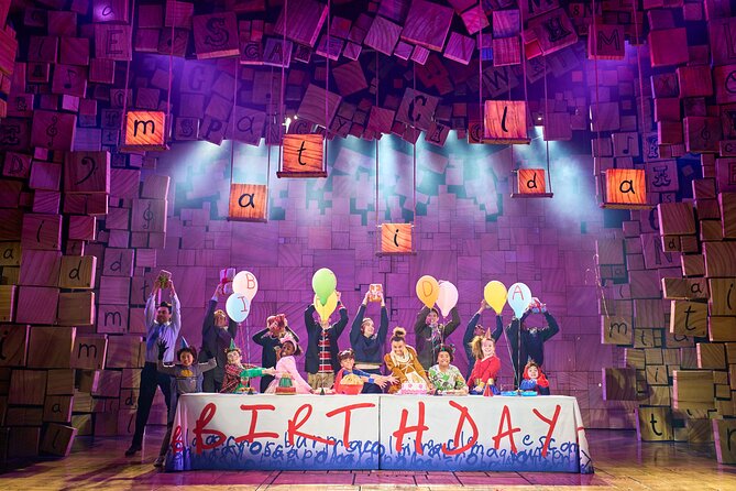 Matilda the Musical London Theater Tickets With Two Course Meal - Additional Information