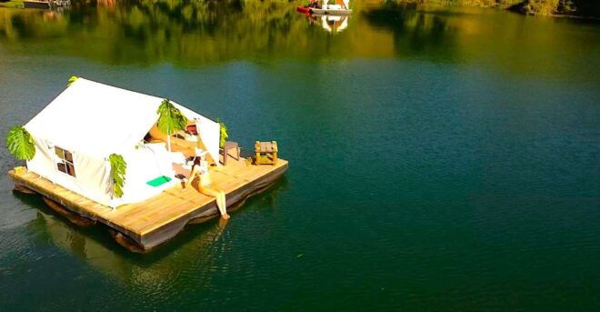 Medellin: Guided Tour to Guatape & 1-Night Lakeside Glamping - Location Details