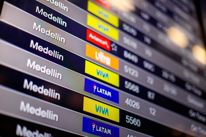 Medellín Transfer: José María Córdova Airport - Pricing Details and Booking Process