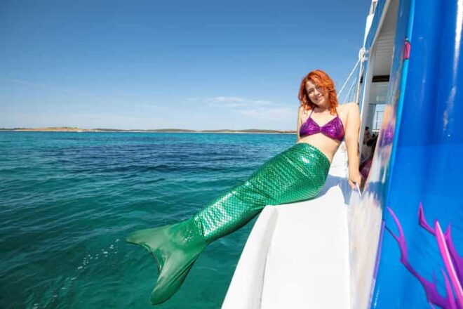 Medulin: Glass Boat Tour Experience to Kamenjak With Mermaid - Activities During the Tour