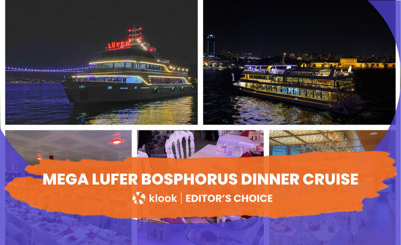 Mega Lufer Bosphorus Dinner Cruise and Show with Private Table - At a glance