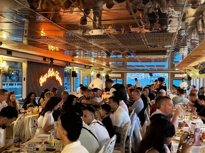 Mega Lufer Bosphorus Dinner Cruise and Show with Private Table - A stage show, not a quiet dinner