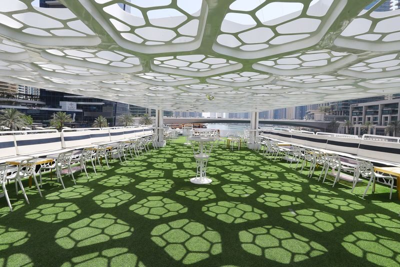 Mega Yacht cruise trip from Dubai - Entertainment, decks, and the party atmosphere