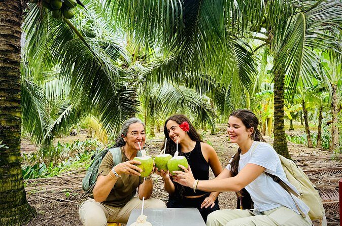 Mekong Delta Full Day River and Culture Food Tour - Visiting a Coconut Farm