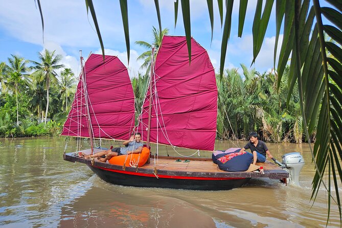 Mekong Wheels & Waters: Scooter, Sailboat, and Food (Full Day) - Sailboat Experience