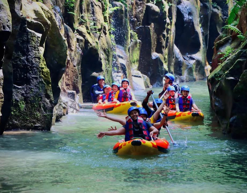 Melangit River Rafting in East Bali with Optional Activities - A short river run with a lively rhythm