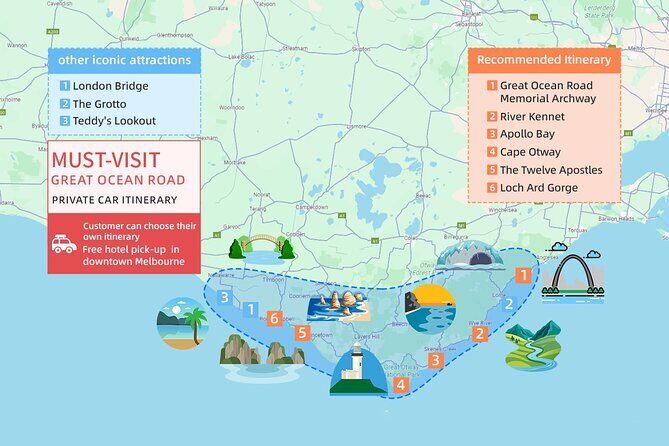 Melbourne Great Ocean Road Private One Day Tour - Detailed Breakdown of the Itinerary