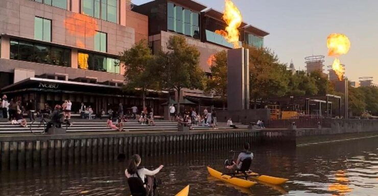 Melbourne: Yarra River Twilight Waterbike Tour - Tour Details