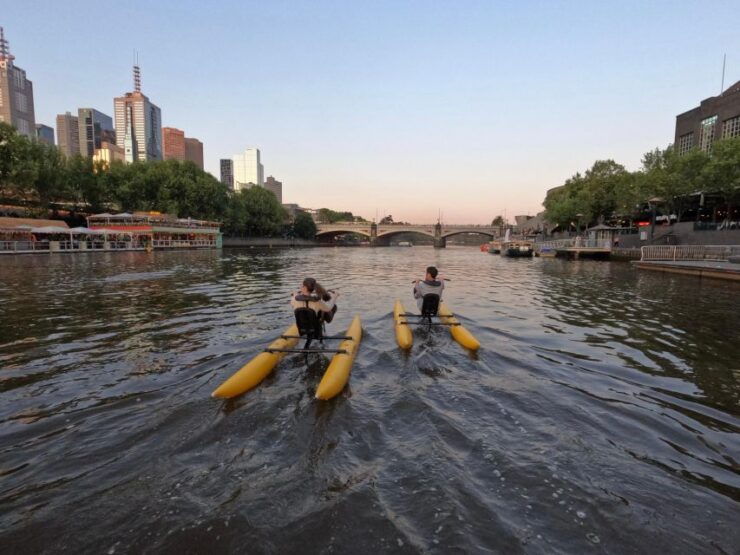 Melbourne: Yarra River Twilight Waterbike Tour - Experience Highlights