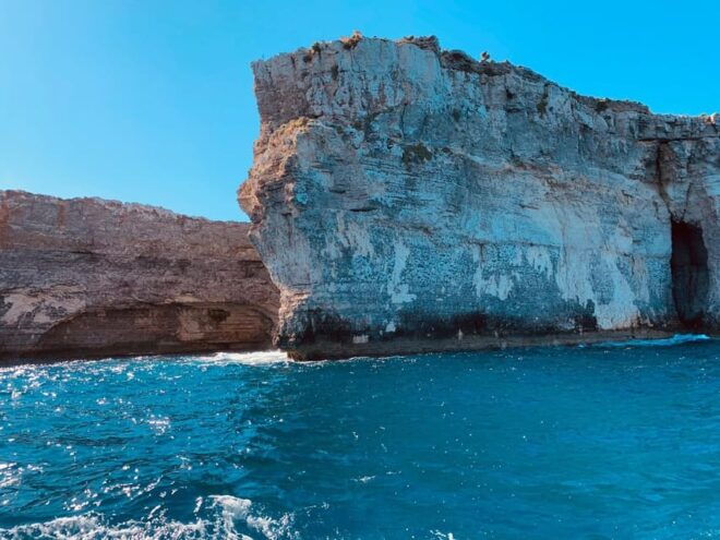 Mellieha: 3:00pm Speedboat Round Comino Caves 2h Blue Lagoon - Directions to Marfa Bay
