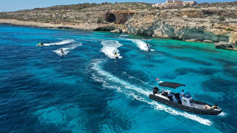 Mellieha: Comino and Blue Lagoon Jet Ski Safari Tour at 3 PM - The Experience on the Water