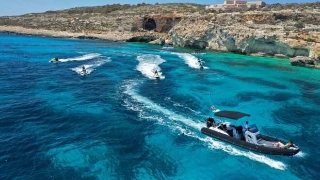 Mellieha: Comino and Blue Lagoon Jet Ski Safari Tour - Itinerary