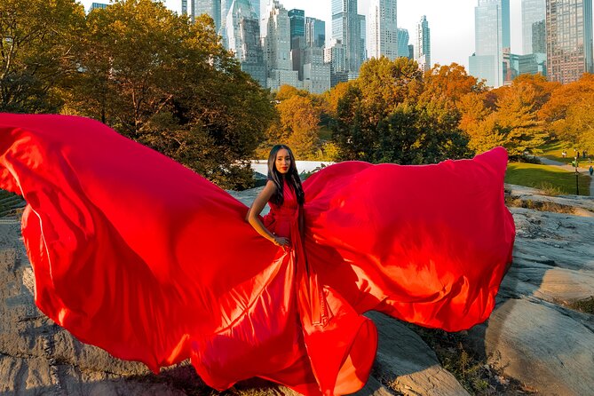 Memorable Photoshoot in a Handmade Flying Dress Around NYC - Capturing the Magic: Photos From the Experience