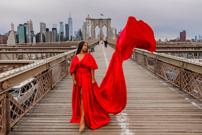 Memorable Photoshoot in a Handmade Flying Dress Around NYC - Enhancing the Experience: Traveler Photos