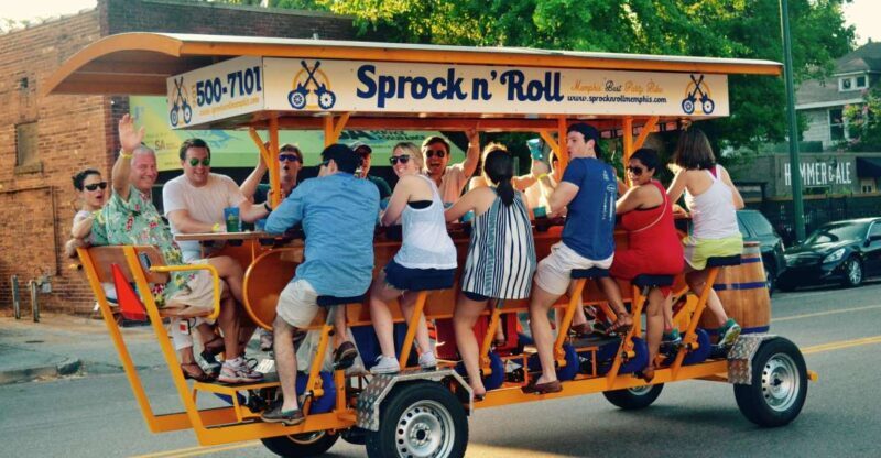Memphis: Guided Bar Crawl on a Pedal Bike - An Inside Look at the Memphis Pedal Bar Crawl