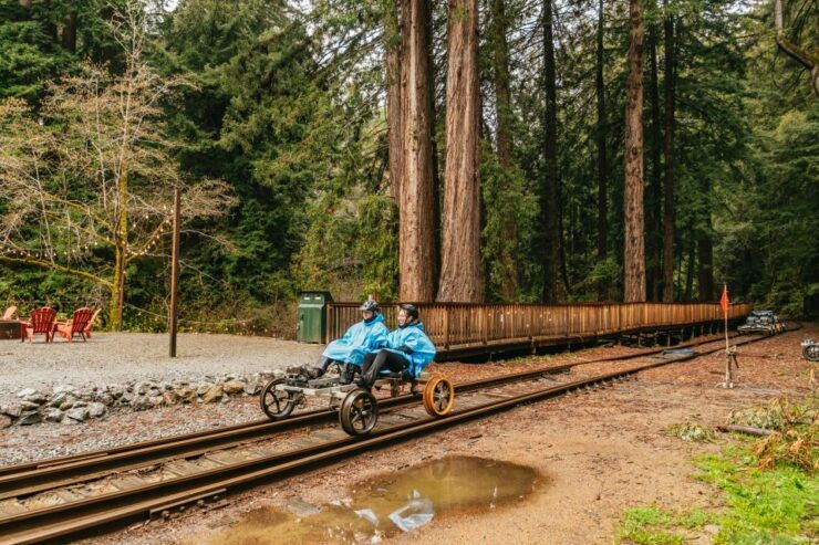 Mendocino County: Pudding Creek Railbikes - Experience