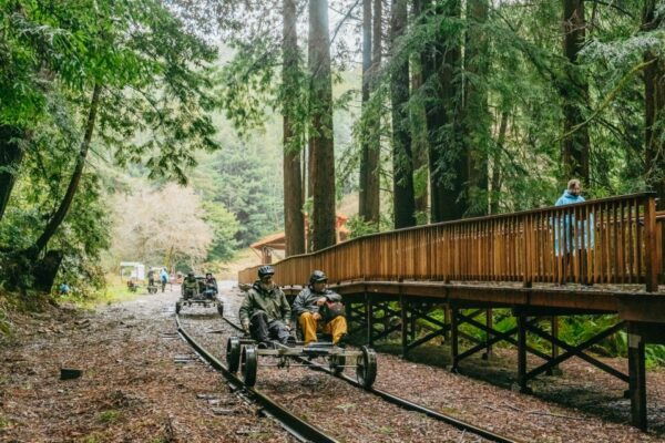 Mendocino County: Pudding Creek Railbikes - The Sum Up
