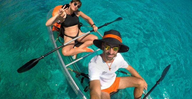 Menorca: Guided Transparent Kayaking Tour With Snacks - Language Options