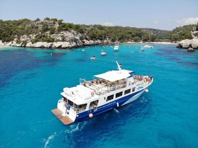 Menorca: Natural Coves and Beaches Boat Trip & Paella Lunch - Full Description