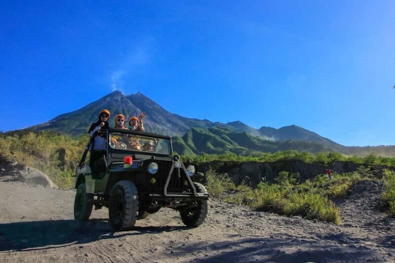Merapi volcano sunrise with 4wd jeep and step on cold lava - Good To Know