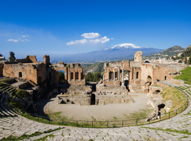 Messina: Mt. Etna and Taormina Private Tour With Driver - Taormina Guided Tour