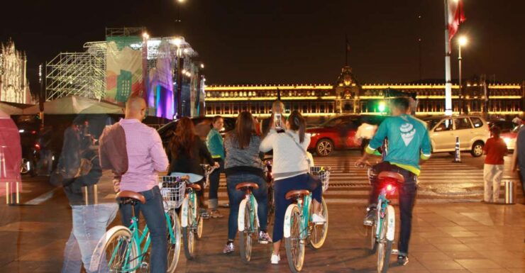 Mexico City: Lights Night Bike Ride With Snack - Experience & Starting Location