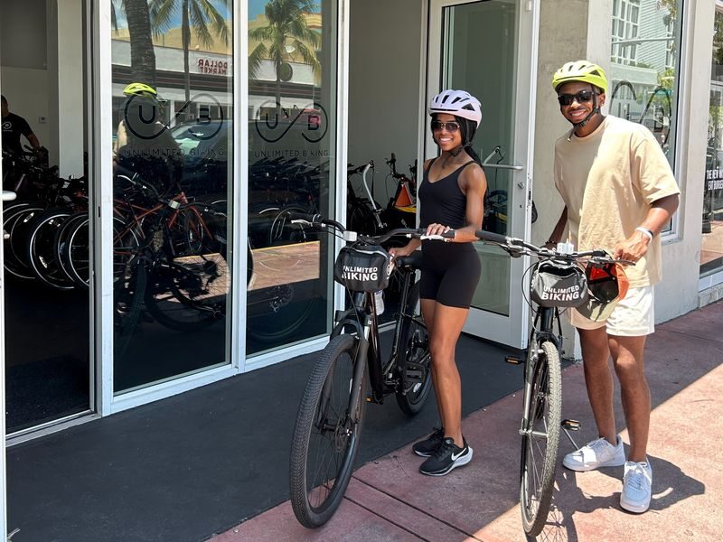 Miami Beach Bike Rentals - Ocean Drive’s Art Deco facades