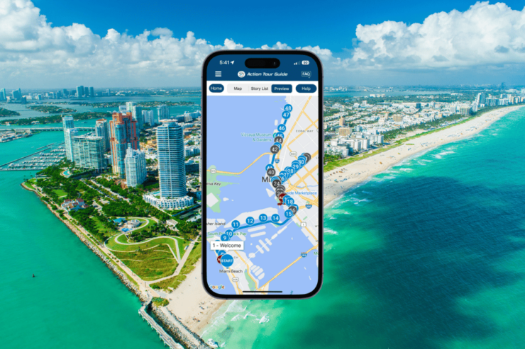 Miami Beach: Self-Guided App-Based Driving Tour - Tour Features