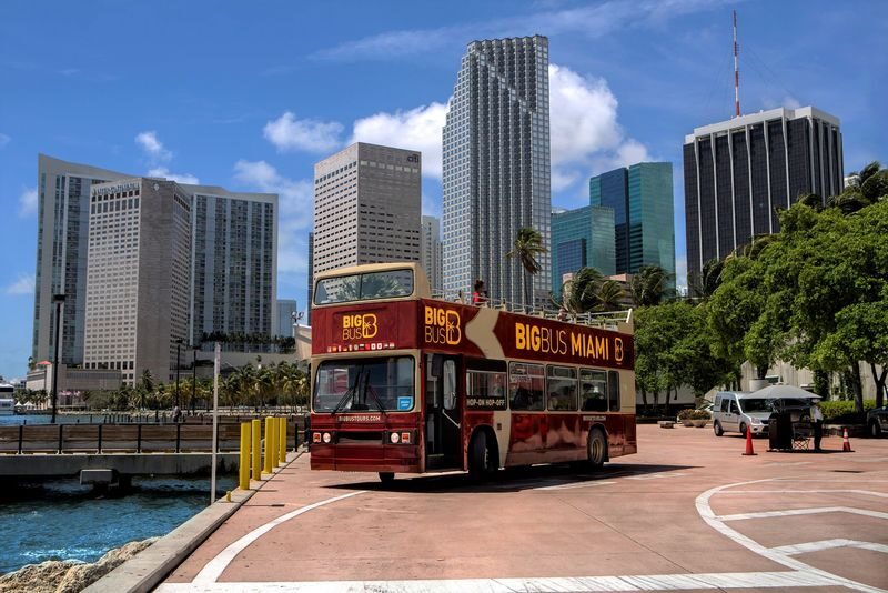 Miami Big Bus Hop-On Hop-Off Tours (Open-Top) - From Bayside to the South Beach Art Deco district