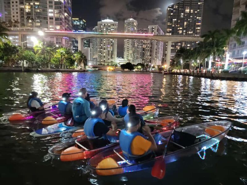Miami: Guided LED-Lit Kayak Night Tour - Good To Know