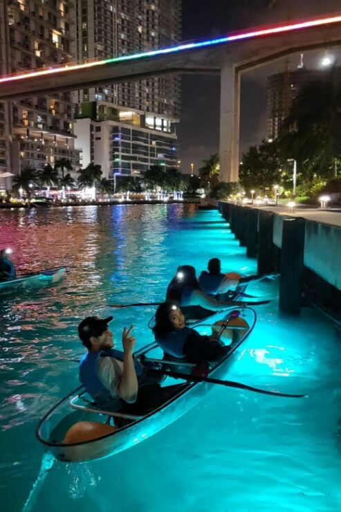 Miami: Guided LED-Lit Kayak Night Tour With Drinks - Good To Know