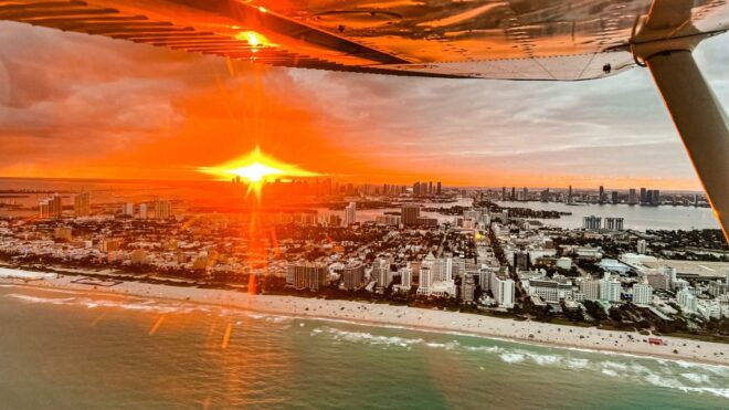 Miami: Private Romantic Sunset Flight With Champagne - Product Information