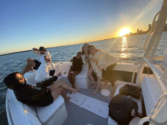 Miami: Private Sunset Boat Tour With Bottle of Champagne - Duration and Inclusions