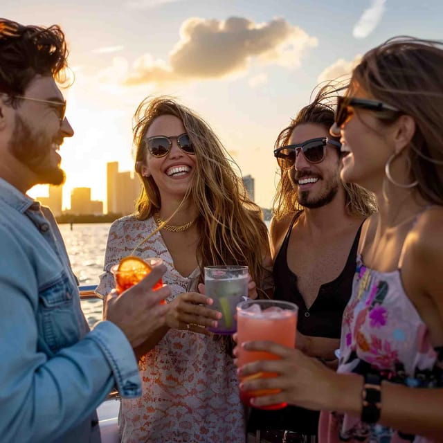 Miami: Scenic Cruise With Bar on Board - Onboard Experience and Amenities