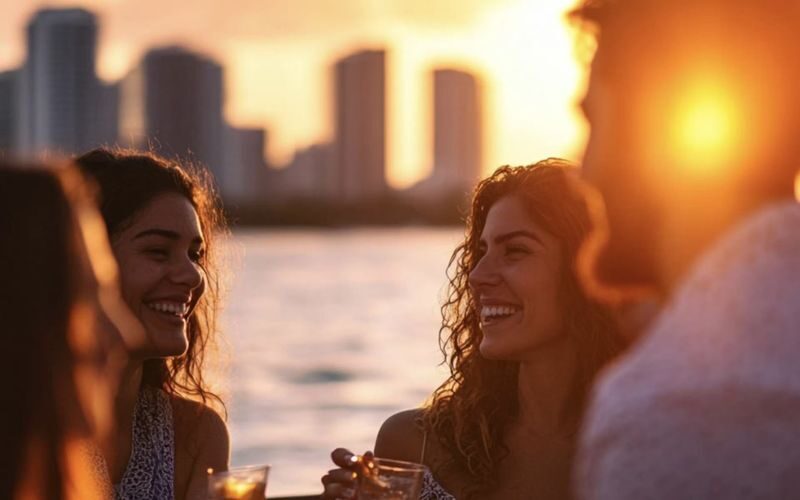 Miami skyline sunset cruise tour with mojito bar - What the cruise experience includes