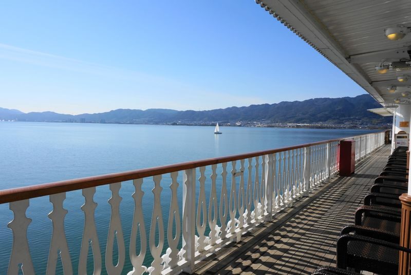 Michigan Cruise Boarding Ticket from Otsu Port - A paddle steamer on Lake Biwa’s South Lake