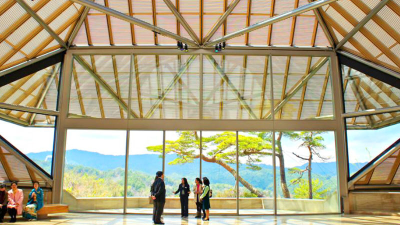 Miho Museum & Old Chikurin-in & Hiyoshi Taisha Shrine on Mount Hiei & Lake Biwa-Shirahige Shrine One-Day Tour (Osaka/Kyoto pick-up and drop-off available) - Old Chikurin-in offers a quiet garden pause