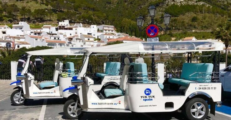 Mijas: Panoramic City Tour With an Electric Tuk Tuk - Duration and Languages Offered