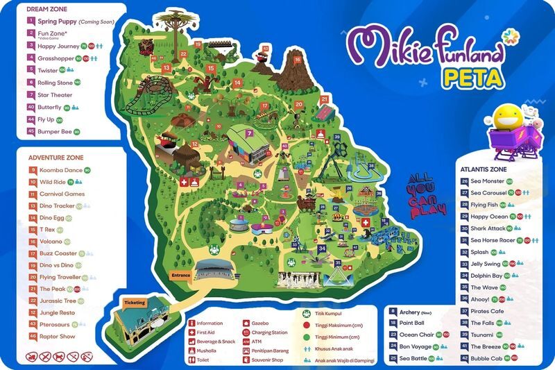 Mikie Funland Ticket in Medan - Clean facilities and well-maintained rides
