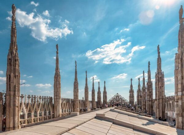 Milan: Duomo Cathedral and Rooftop Terrace Guided Tour - Rooftop Terrace Panoramic Views