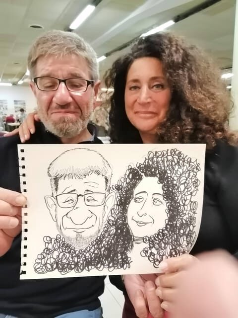 Milan: on the trail of Renzo Tramaglino with caricature to participants - The Sum Up