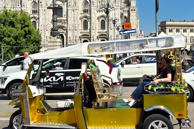 Milano Private Tuk Tuk Tour with Hotel Pickup - A Fun and Practical Way to See Milan