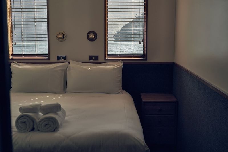 Milford Mariner Overnight Cruise and Kayak in Milford Sound - Dinner, stargazing, and a small cabin