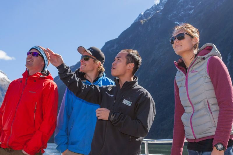 Milford Sound Cruise Only from Milford Sound - Warm drinks, open decks and a small-boat trade-off