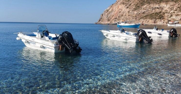 Milos: Boat Tour With a Driving Lesson - Experience Highlights
