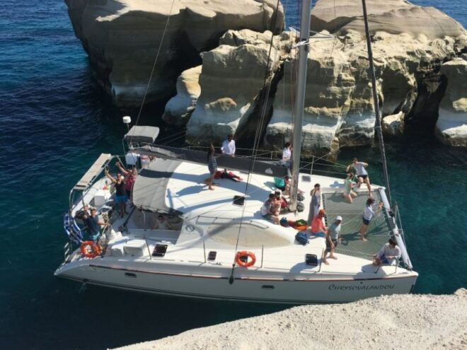 Milos: Full-Day Catamaran Cruise to Poliegos and Kleftiko - Inclusions and Exclusions