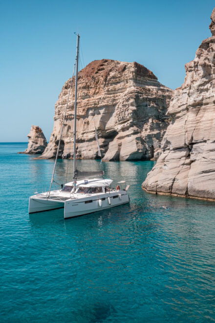 Milos: Full-Day Premium Catamaran Cruise Kleftiko & Polyegos - Detailed Itinerary