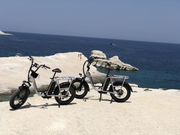 Milos: Half Day Electric Bike Tour With Sarakiniko Beach - Tour Overview