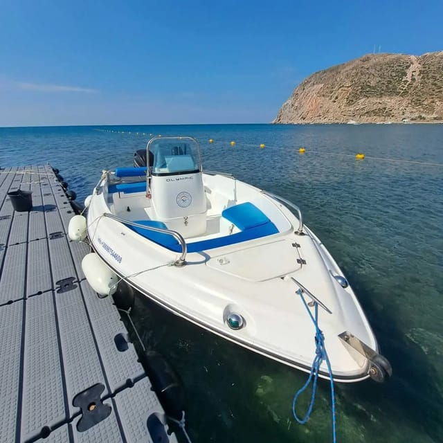 Milos: Rent a boat without License - Practical Considerations