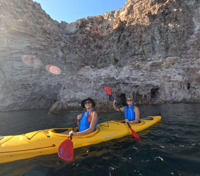 Milos: Romantic Semi Private Sunset Kayaking Tours - Highlights of the Experience